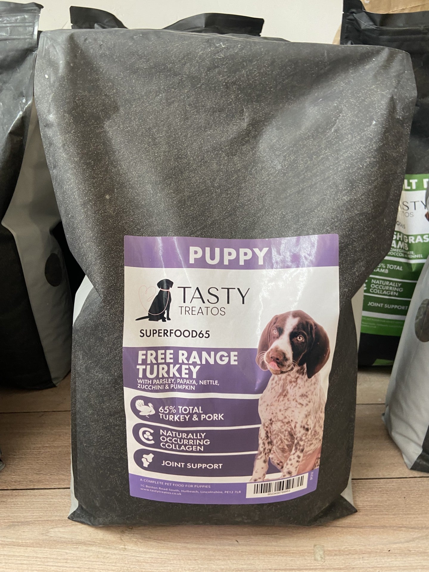 Tasty Treatos Superfood Puppy Free Range Turkey with Parsley, Papaya, Nettle, Zucchini & Pumpkin