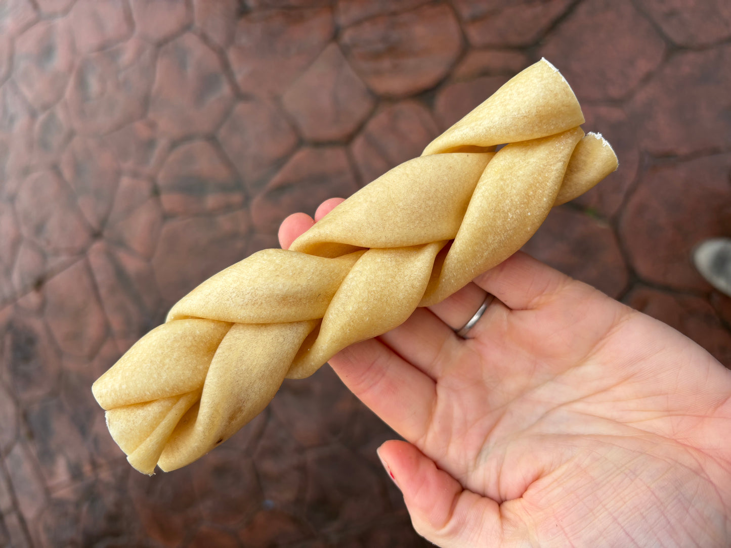 Medium Buffalo Skin Braid