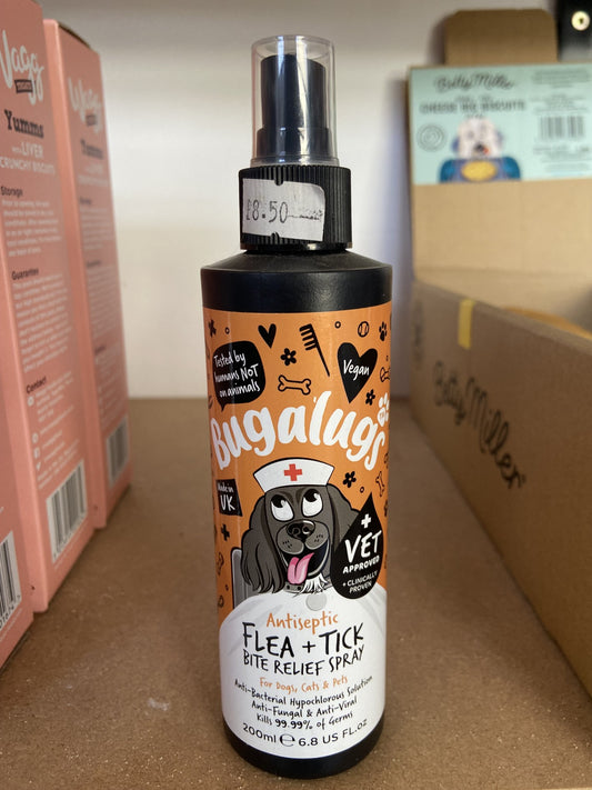 Antiseptic Flea & Tick Bite Relief Spray for Dogs, Cats & Pets