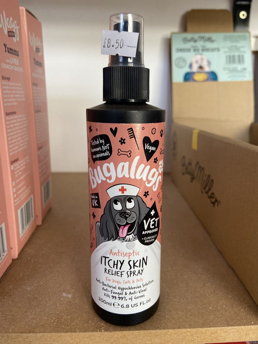 Antiseptic Itchy  Skin Relief Spray for Dogs, Cats & Pets