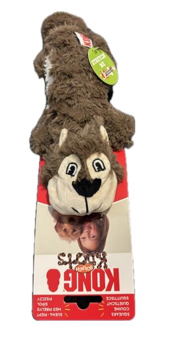 Kong Scrunch Knott Squirrel Small/Medium