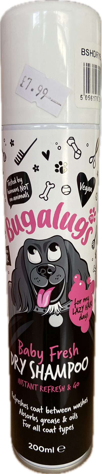 Bugalugs Baby Fresh Dry Shampoo 200ml